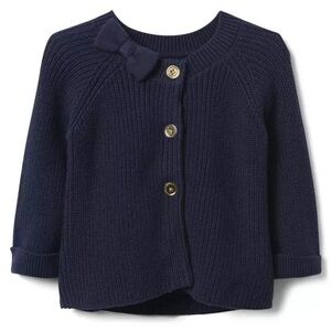 JANIE AND JACK Knit Bow Cardigan Size 6